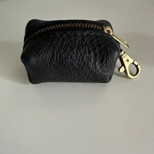 Portland Leather Goods Black Dopp New